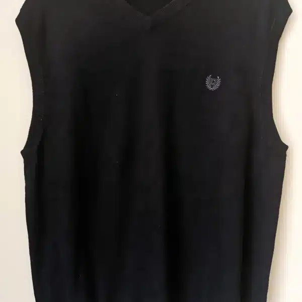 Colete de Malha Vintage – Preto