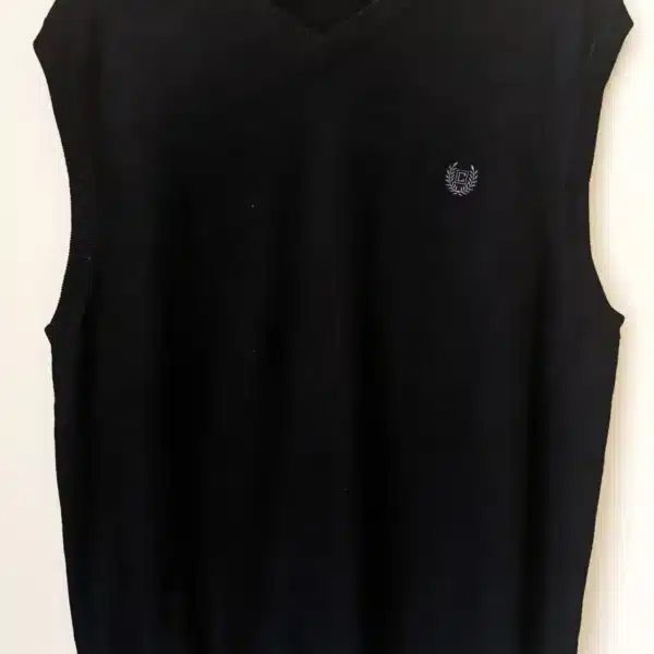 Colete de Malha Vintage – Preto