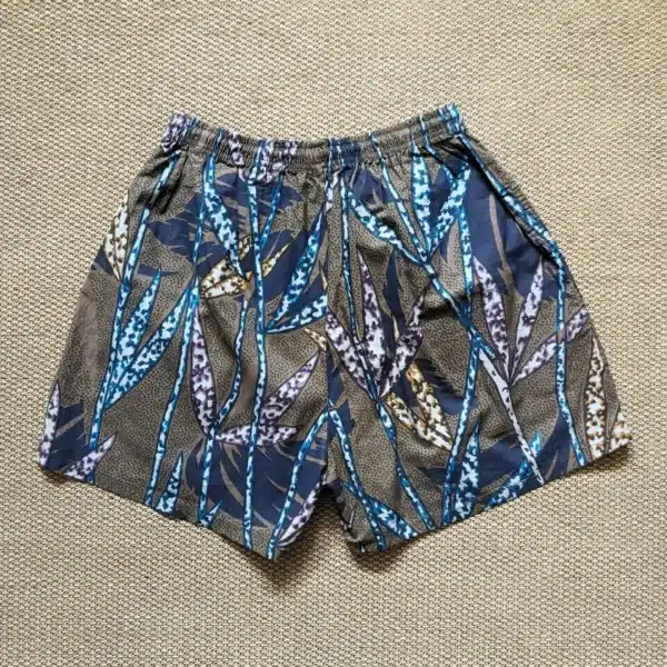 Calções Vintage – Castanho, Azul, Roxo e Bege